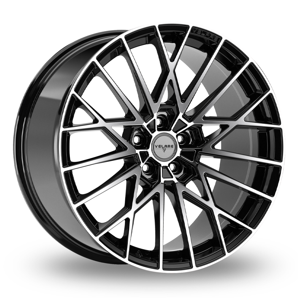 Velare VLR07 Gloss Black Machined Alloy Wheels