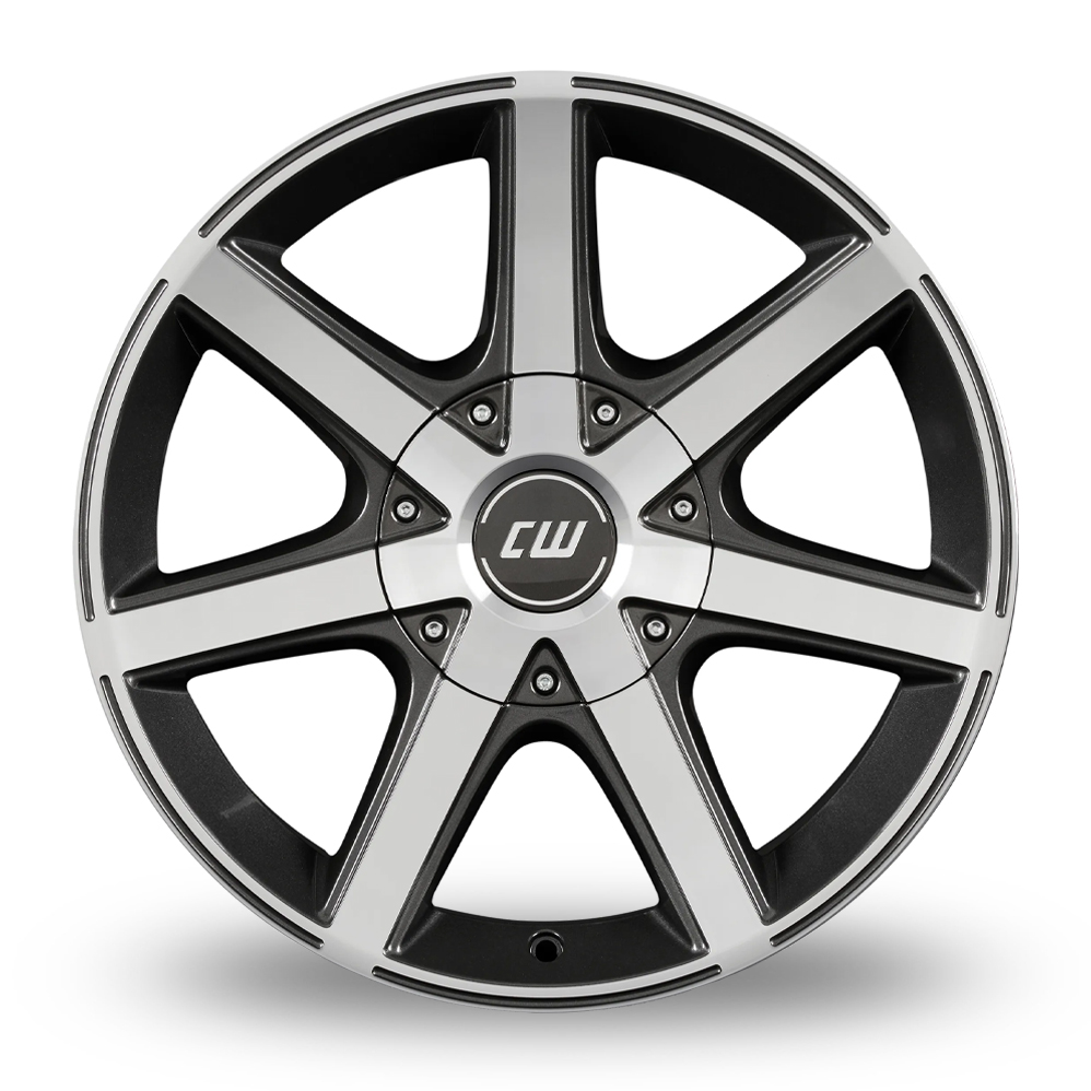 16" Borbet CWE Gloss Anthracite Polished Alloy Wheels