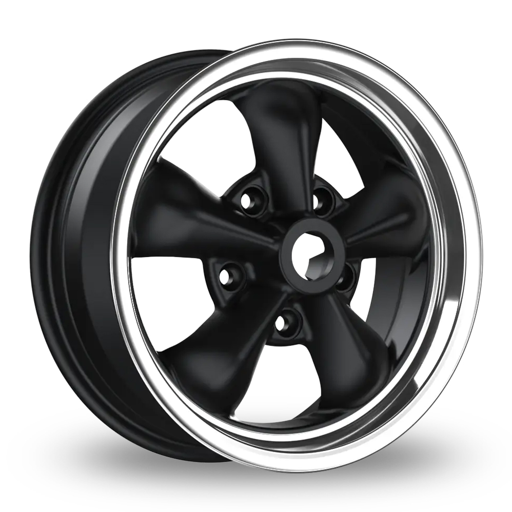 Fondmetal TT01 Matt Black Machined Alloy Wheels