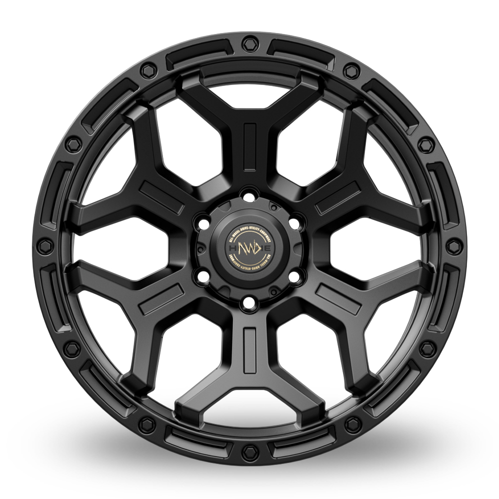 20" Hawke Diablo Matt Black Alloy Wheels
