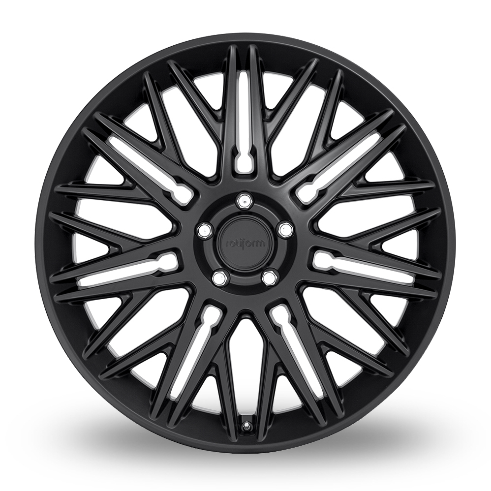22" Rotiform R164 JDR Matt Black Alloy Wheels
