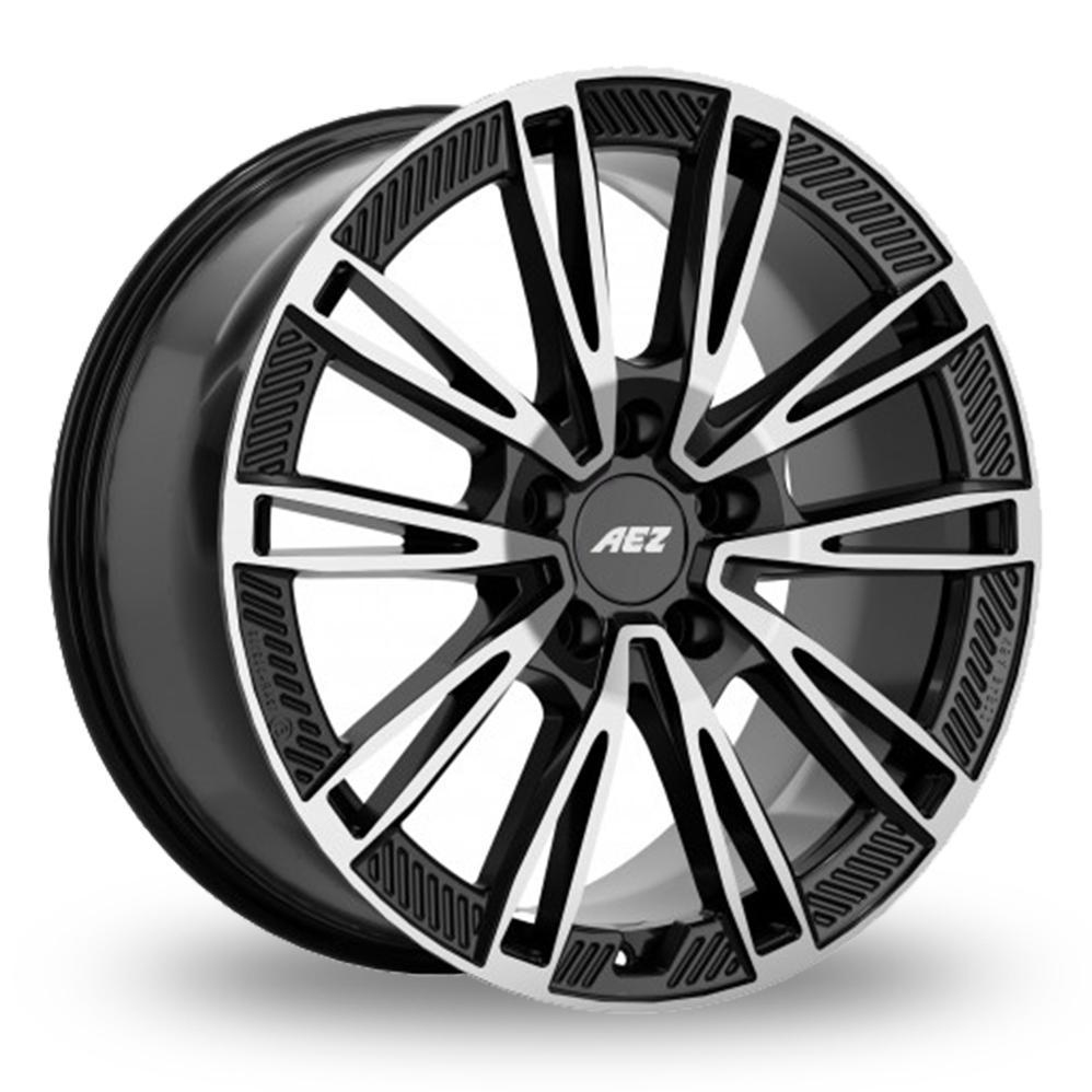 AEZ Alaska Black Polished Alloy Wheels