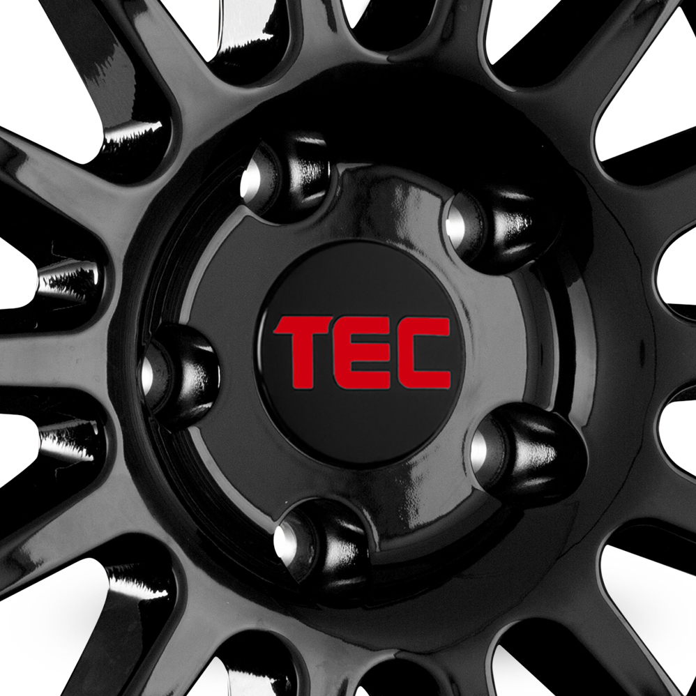 19" TEC Speedwheels AS2 Gloss Black Alloy Wheels