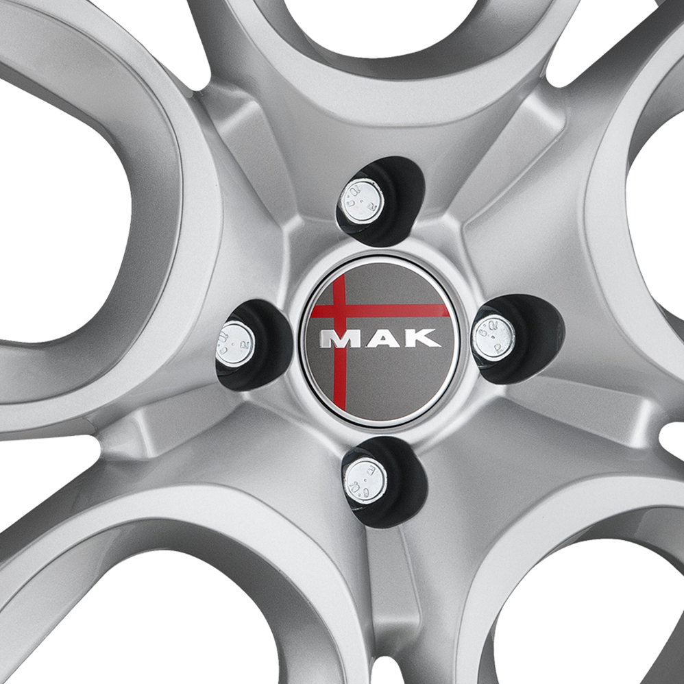 15" MAK Torino W Silver Alloy Wheels