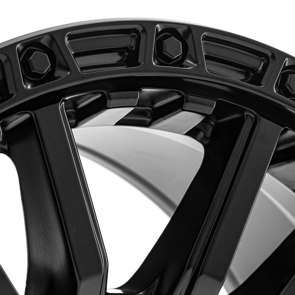18" Lenso Valor Matt Black Alloy Wheels
