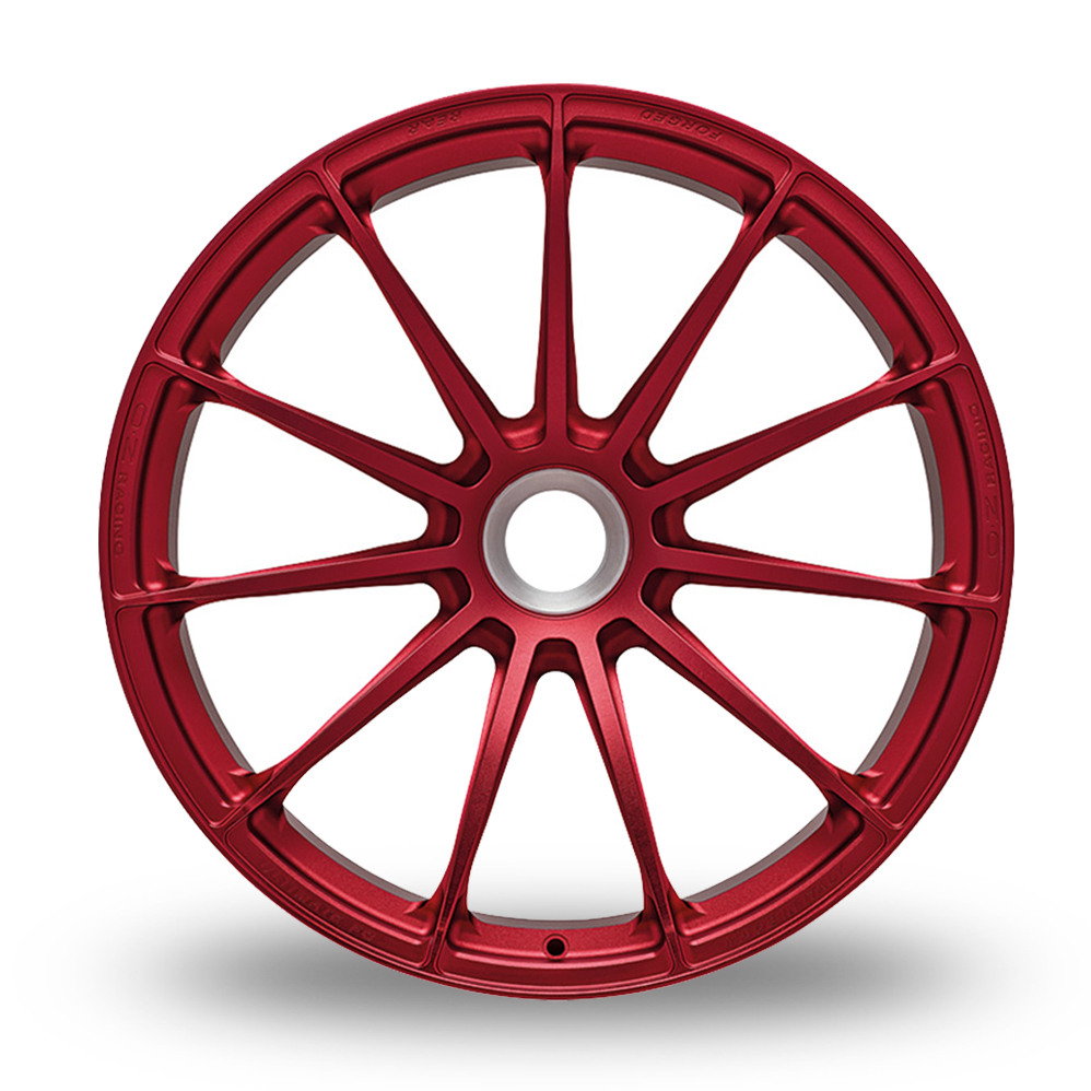 21" OZ Racing Ultimate AL FG Anodized Red Alloy Wheels