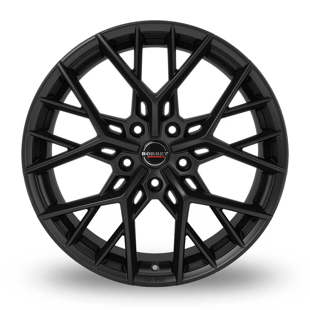 18" Borbet BY Matt Black Alloy Wheels