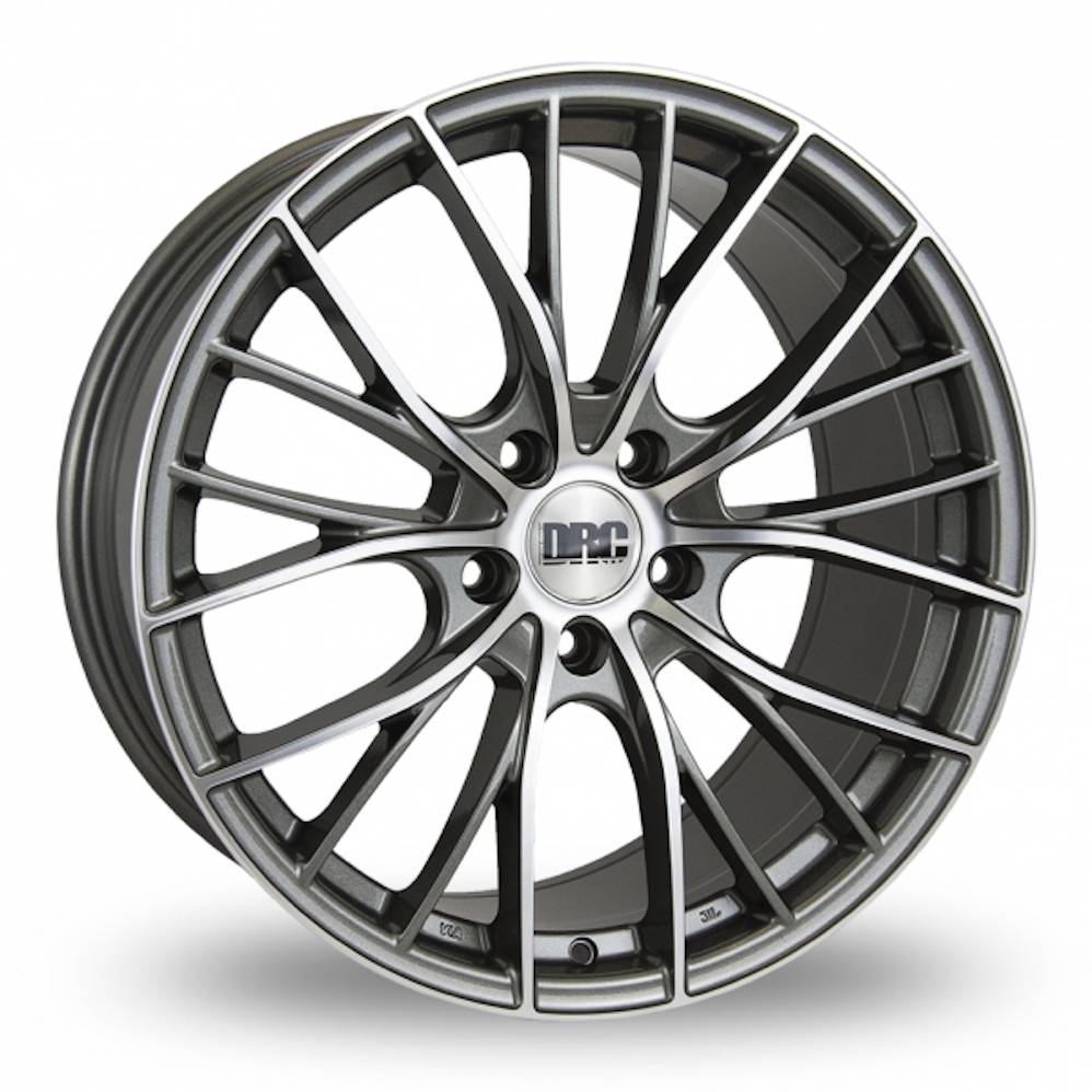 DRC DMM Gunmetal Polished Alloy Wheels