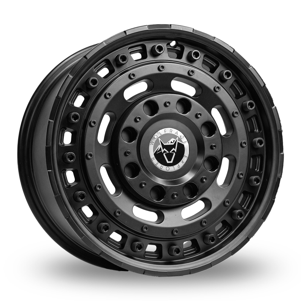 Wolfrace Explorer Slotmag Matt Black Alloy Wheels