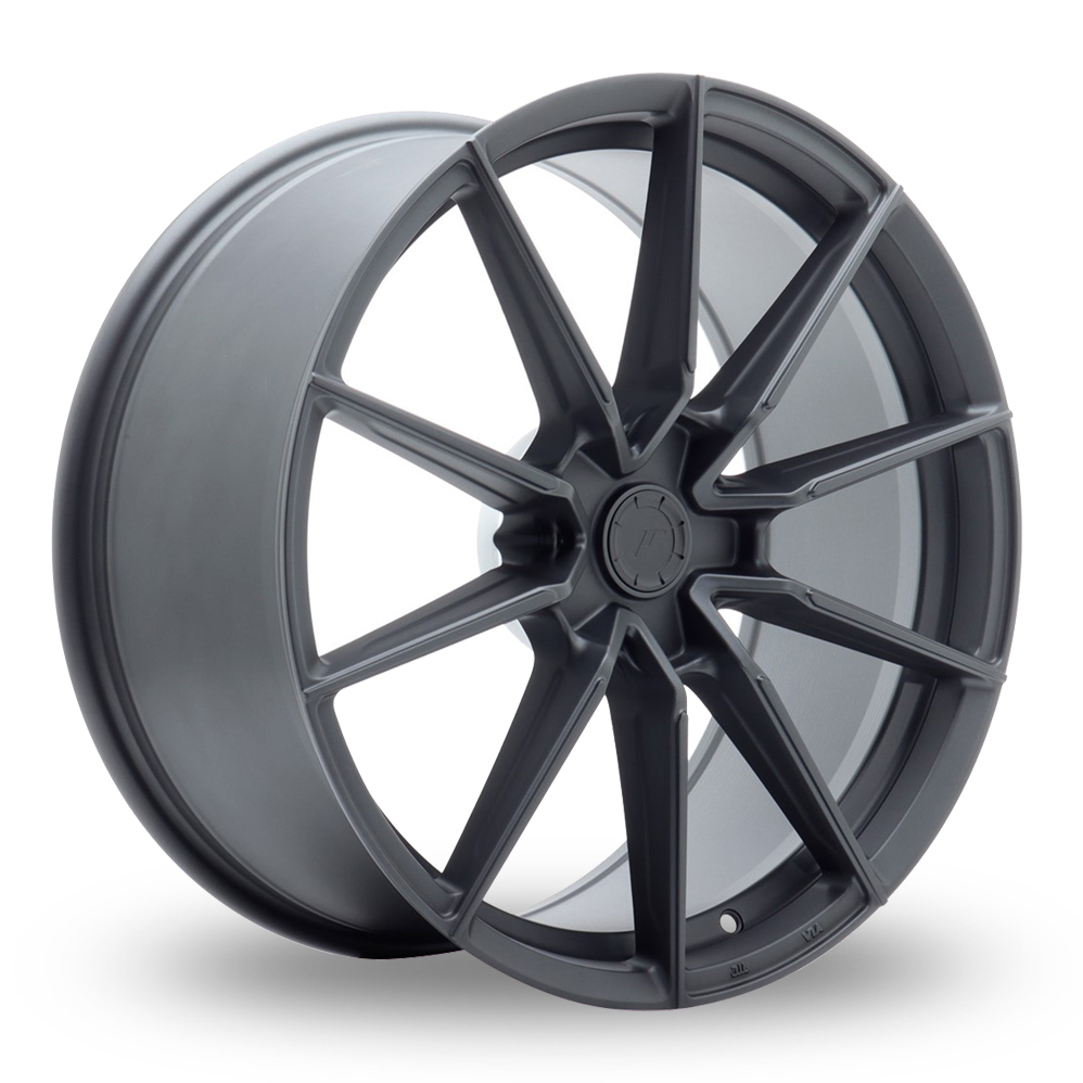 Japan Racing SL-02 (8.5x20) (Custom Fitment) Matt Gunmetal Alloy Wheels
