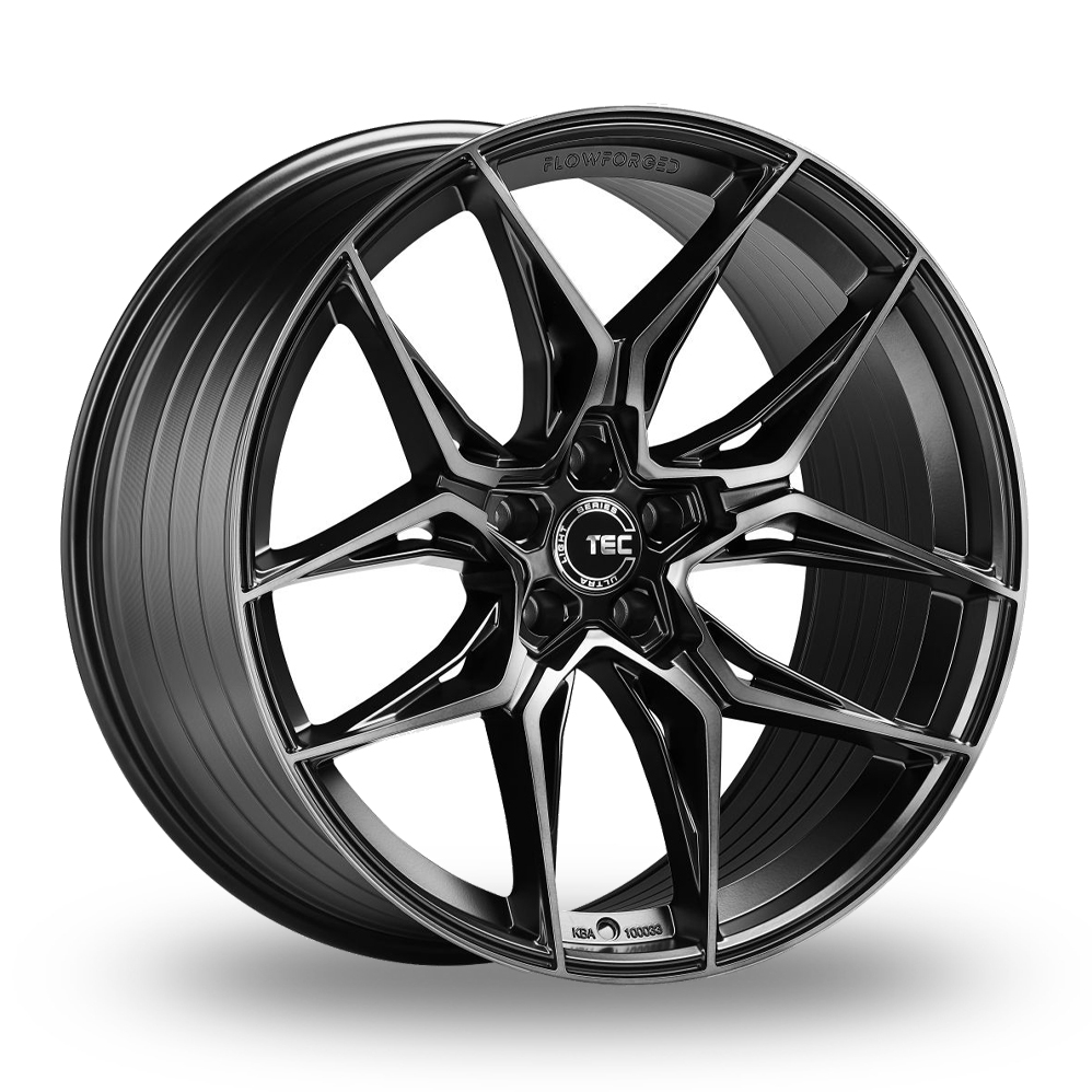 TEC Speedwheels GT9 Matt Black Polished Alloy Wheels