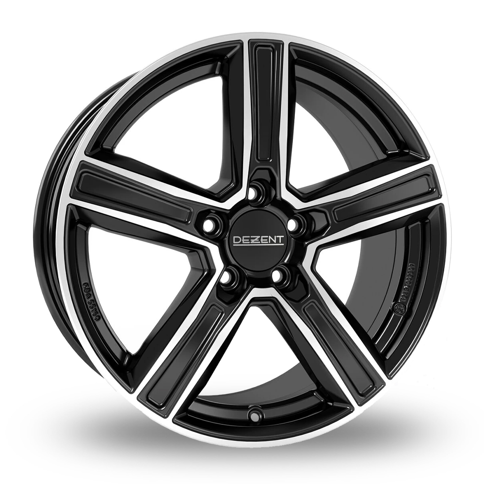 Dezent KG Black Polished Alloy Wheels