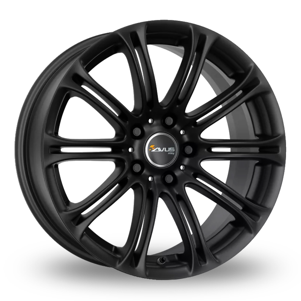 Avus Racing AC-MB1 Matt Black Alloy Wheels