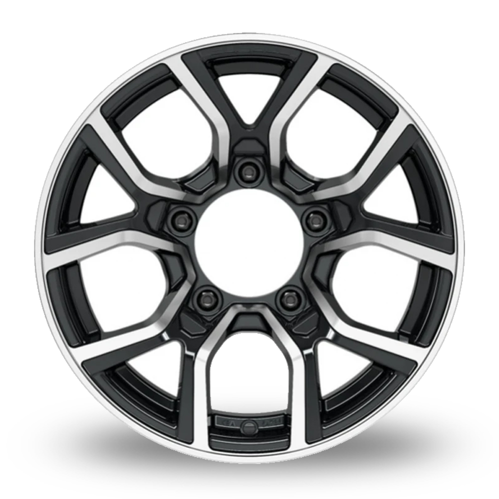 15" Proline PXJ Black Polished Alloy Wheels