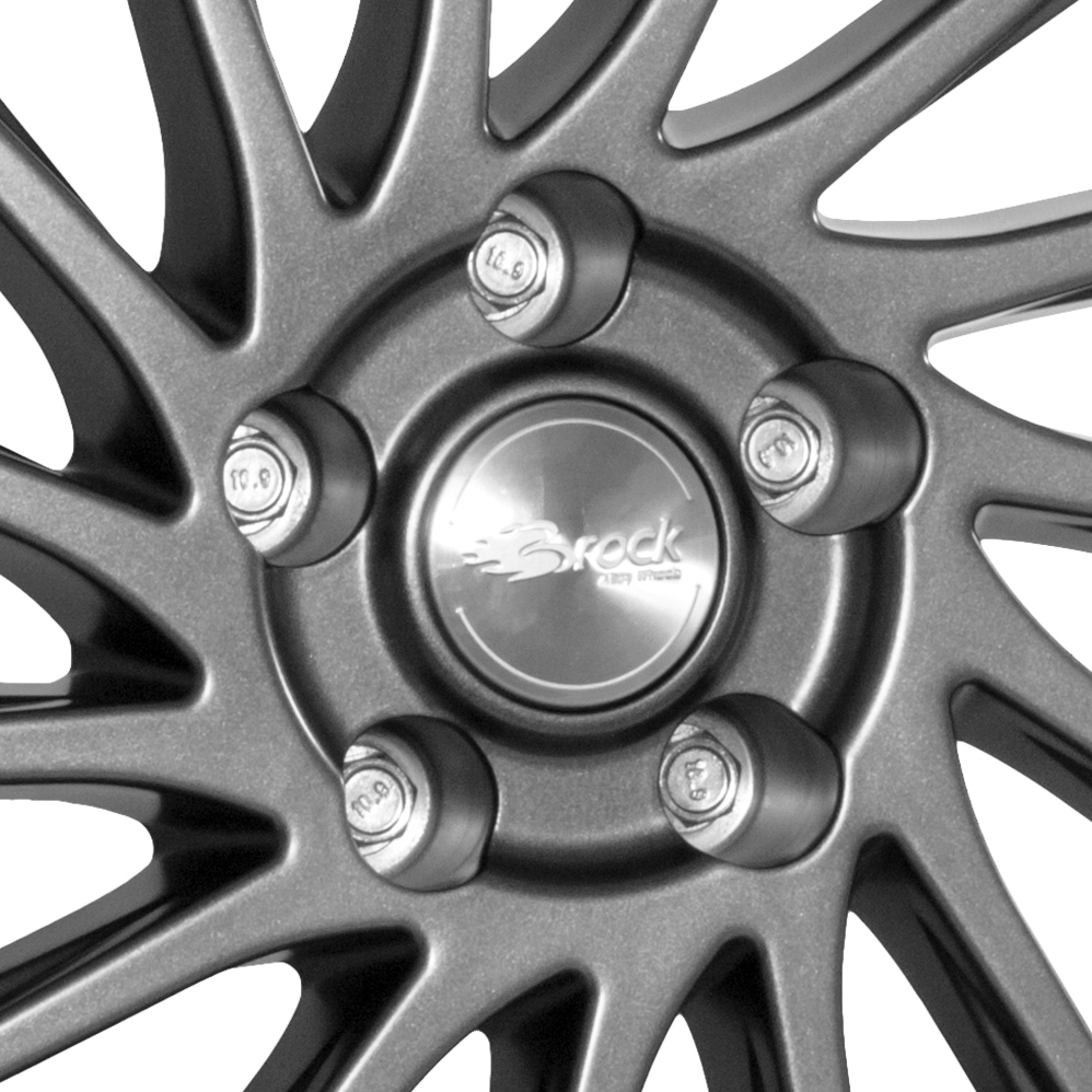 17" Brock B39 Himalaya Grey Alloy Wheels