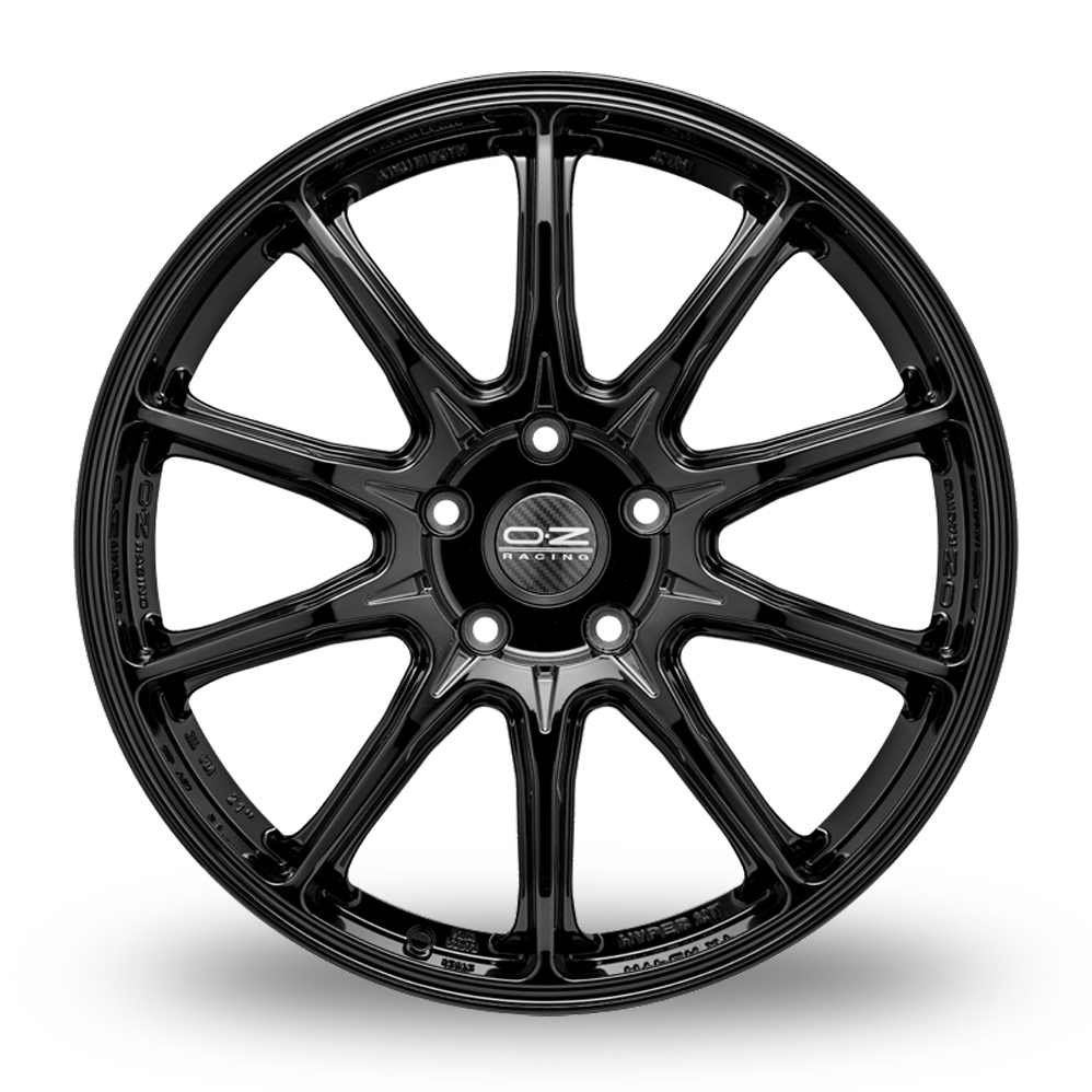 20" OZ Racing Hyper XT HLT Gloss Black Alloy Wheels