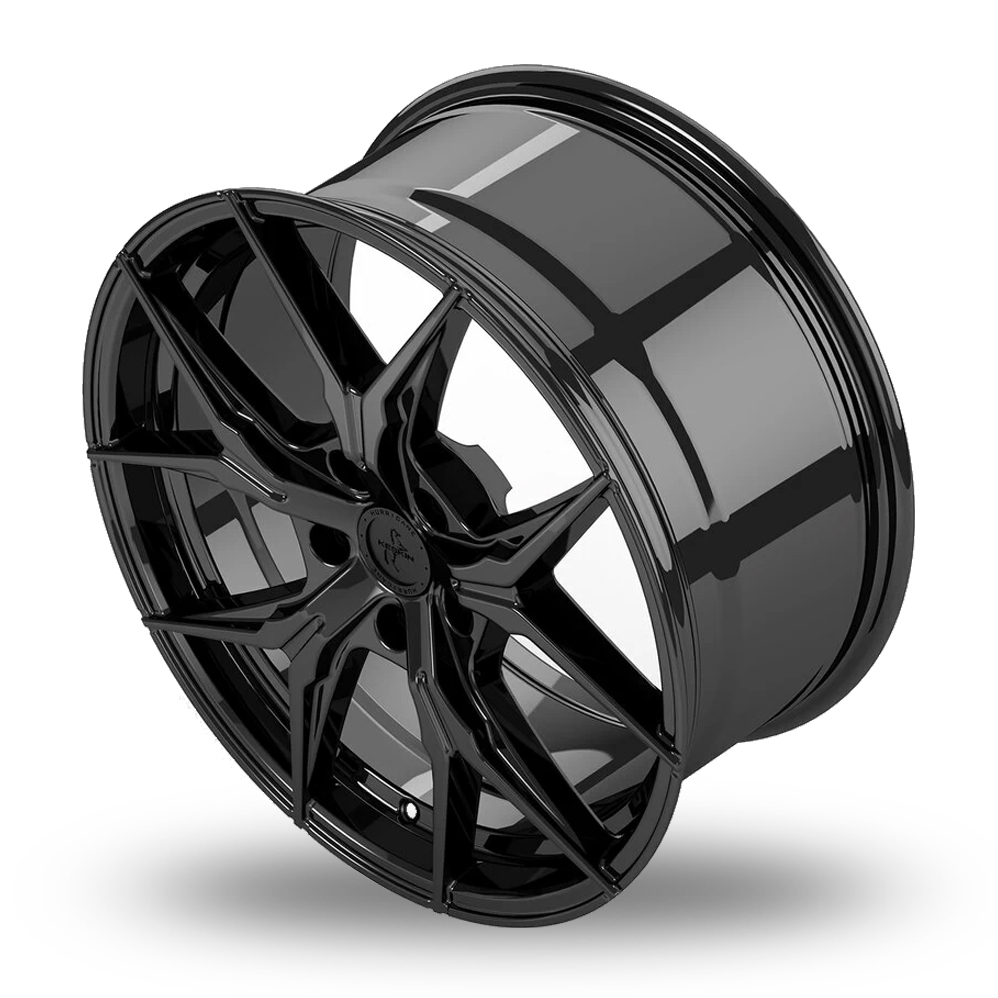 18" Keskin Tuning KT19 Gloss Black Alloy Wheels