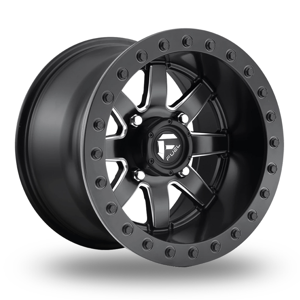 Fuel Off-Road D928 Maverick Beadlock (USA Warehouse) Matt Black Alloy Wheels