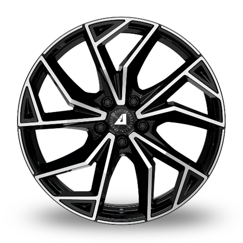 18" Alutec ADX.02 Gloss Black Polished Alloy Wheels