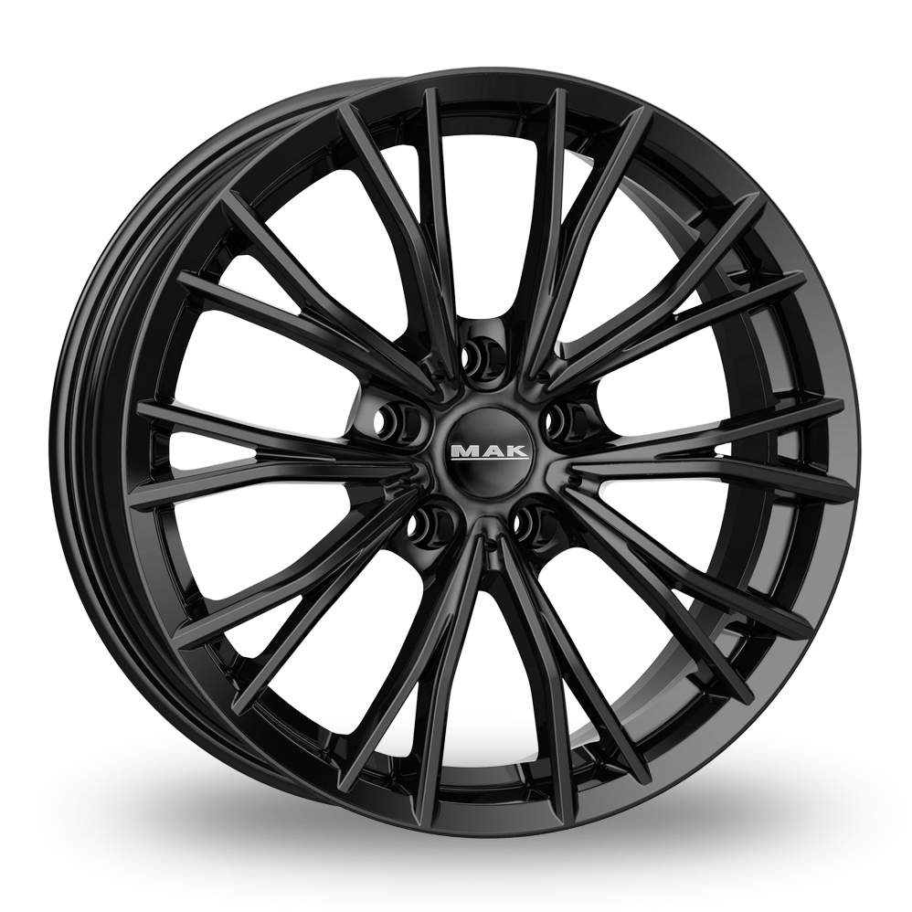 18" MAK Mark Gloss Black Wider Rear Alloy Wheels