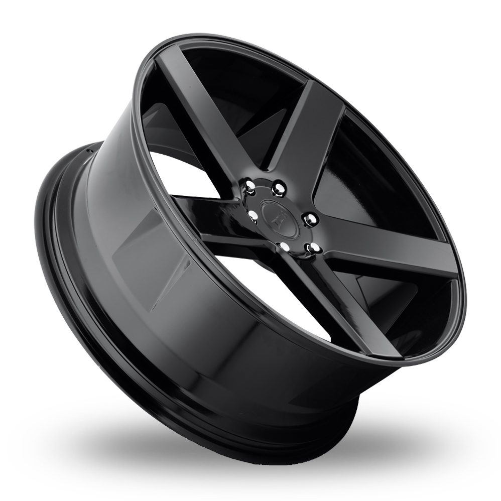20" DUB S216 Baller Gloss Black Alloy Wheels