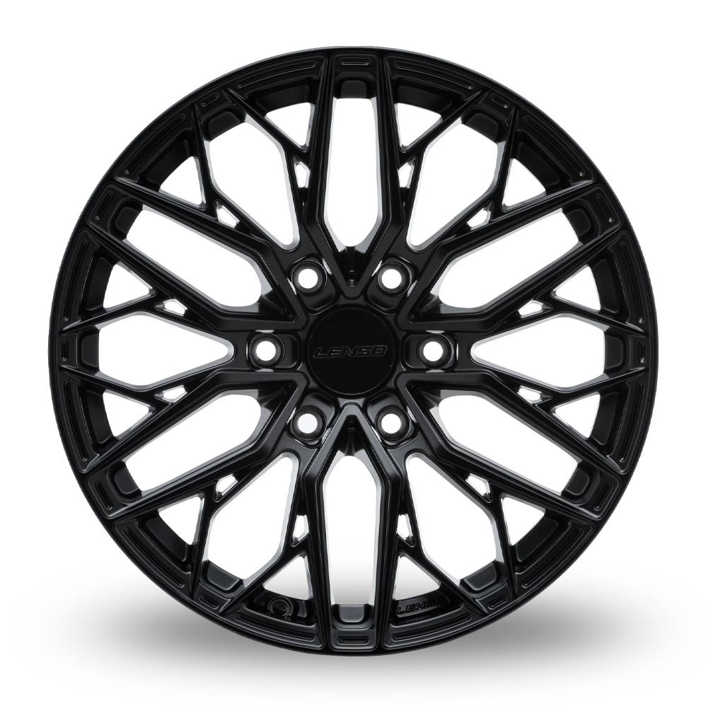 20" Lenso Ventus Satin Black Alloy Wheels