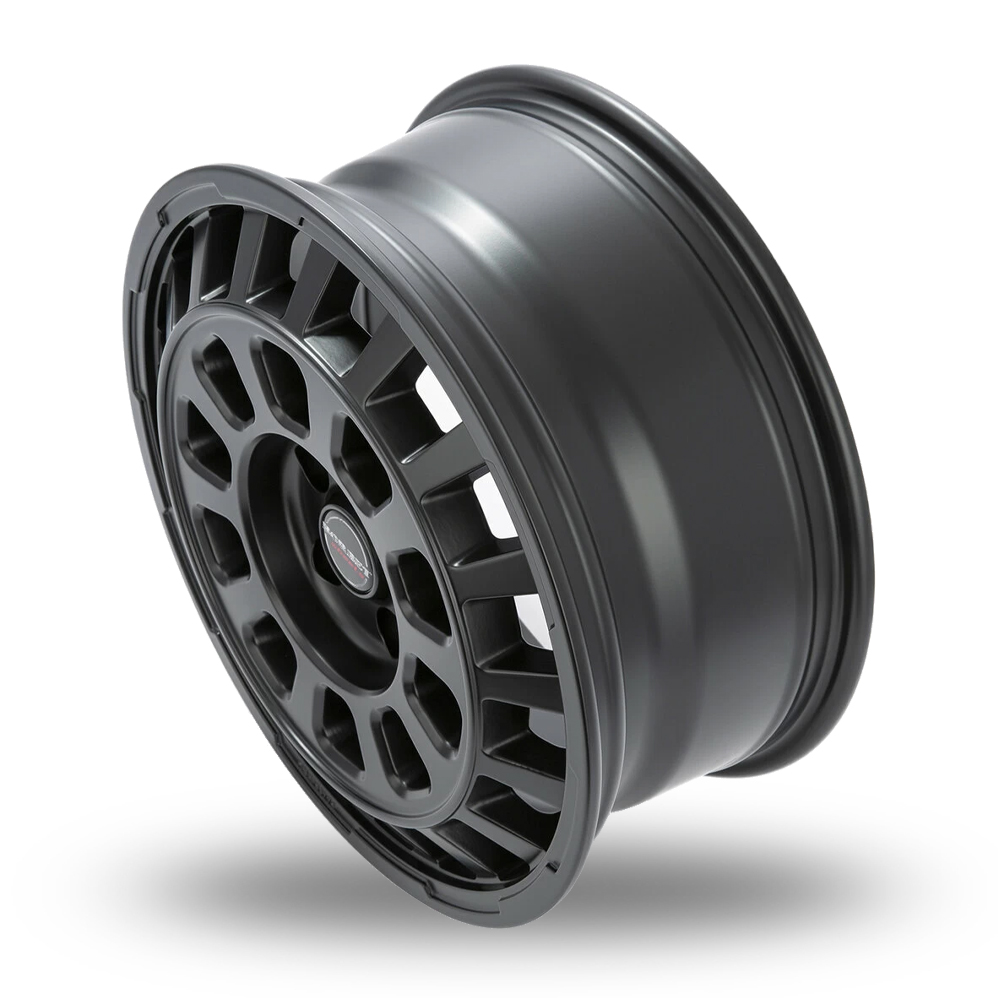 17" Borbet CW7 Matt Black Alloy Wheels