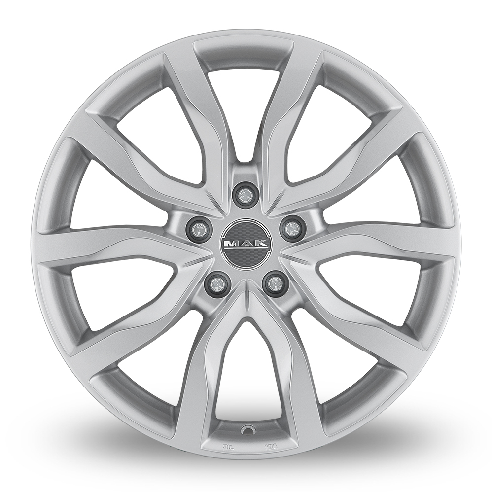 17" MAK Highlands Silver Alloy Wheels