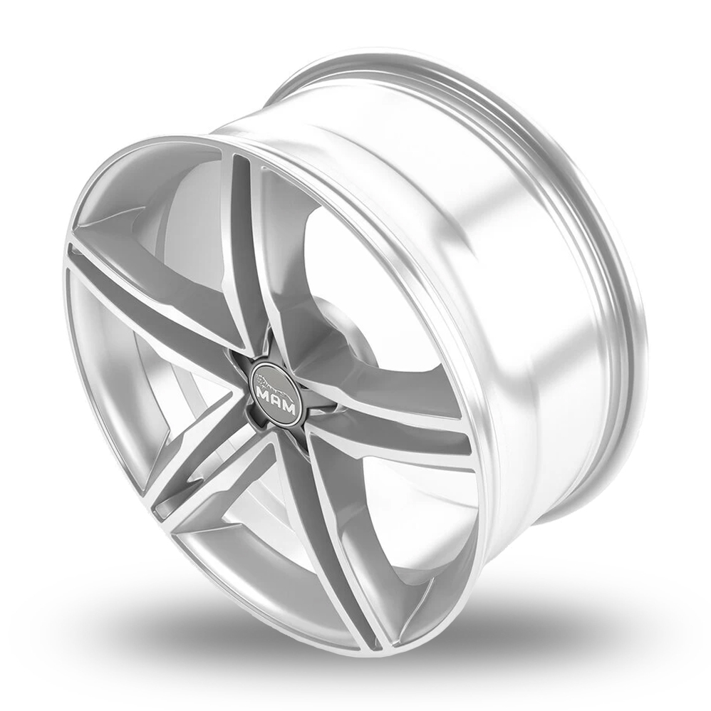 18" MAM A1 Silver Alloy Wheels