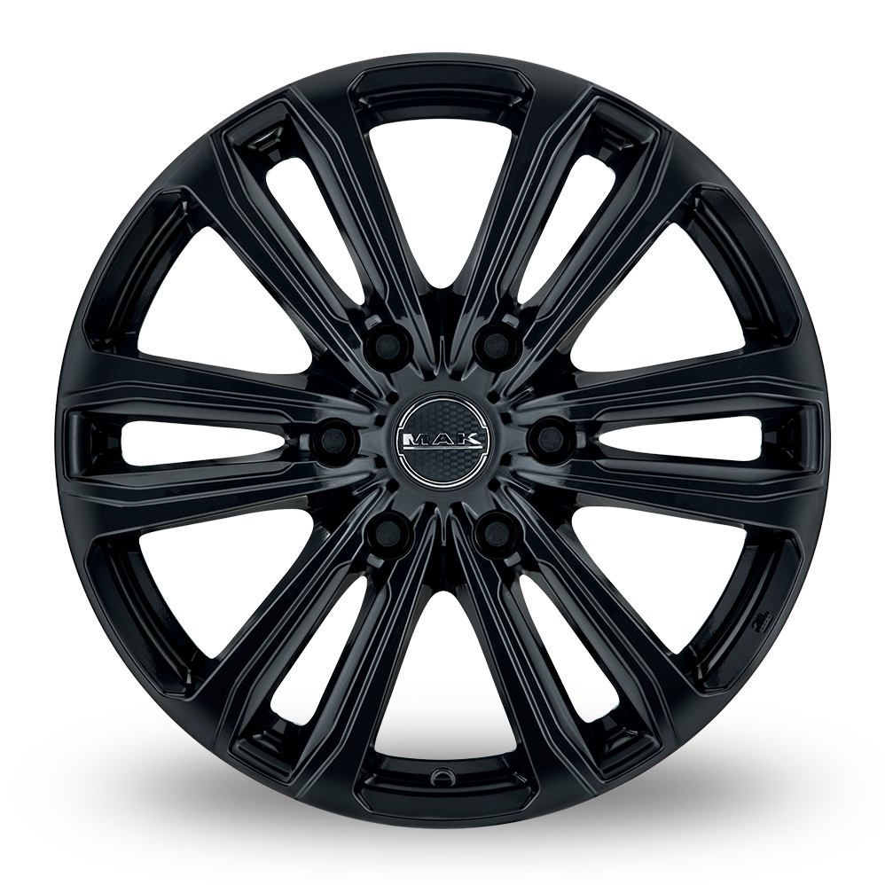 17" MAK SAFARI6 Gloss Black Alloy Wheels