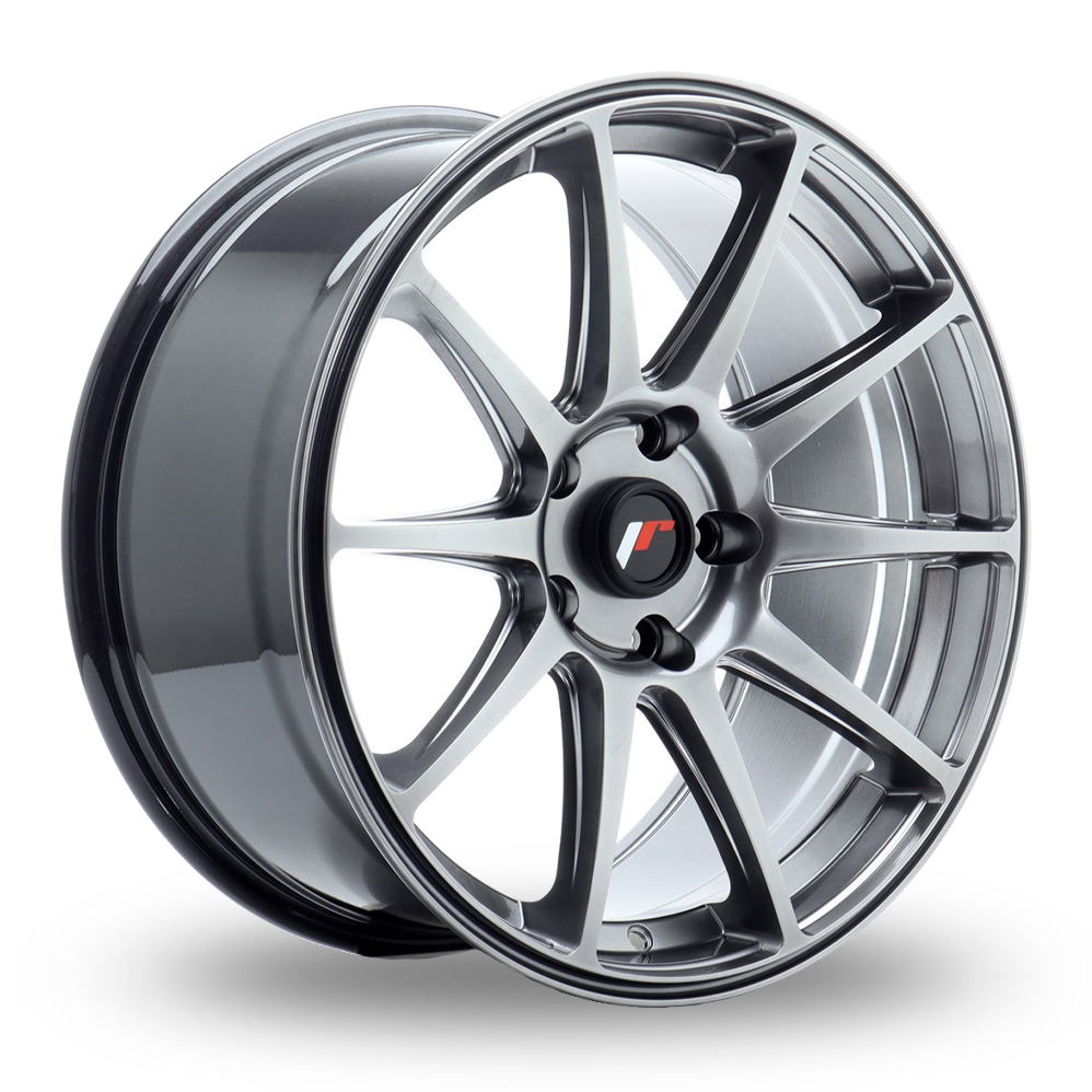 Japan Racing JR11 (8x15) Hyper Black Alloy Wheels