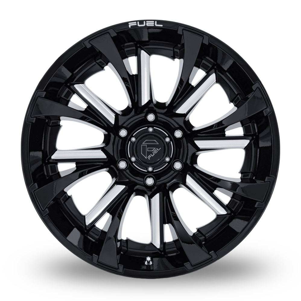 22" Fuel Off-Road FC895 Tantrum (USA Warehouse) Gloss Black Milled Alloy Wheels