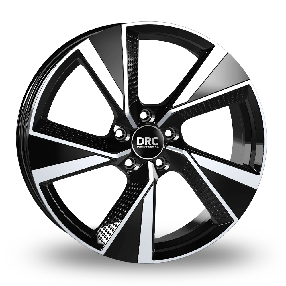DRC Blade Gloss Black Polished Alloy Wheels