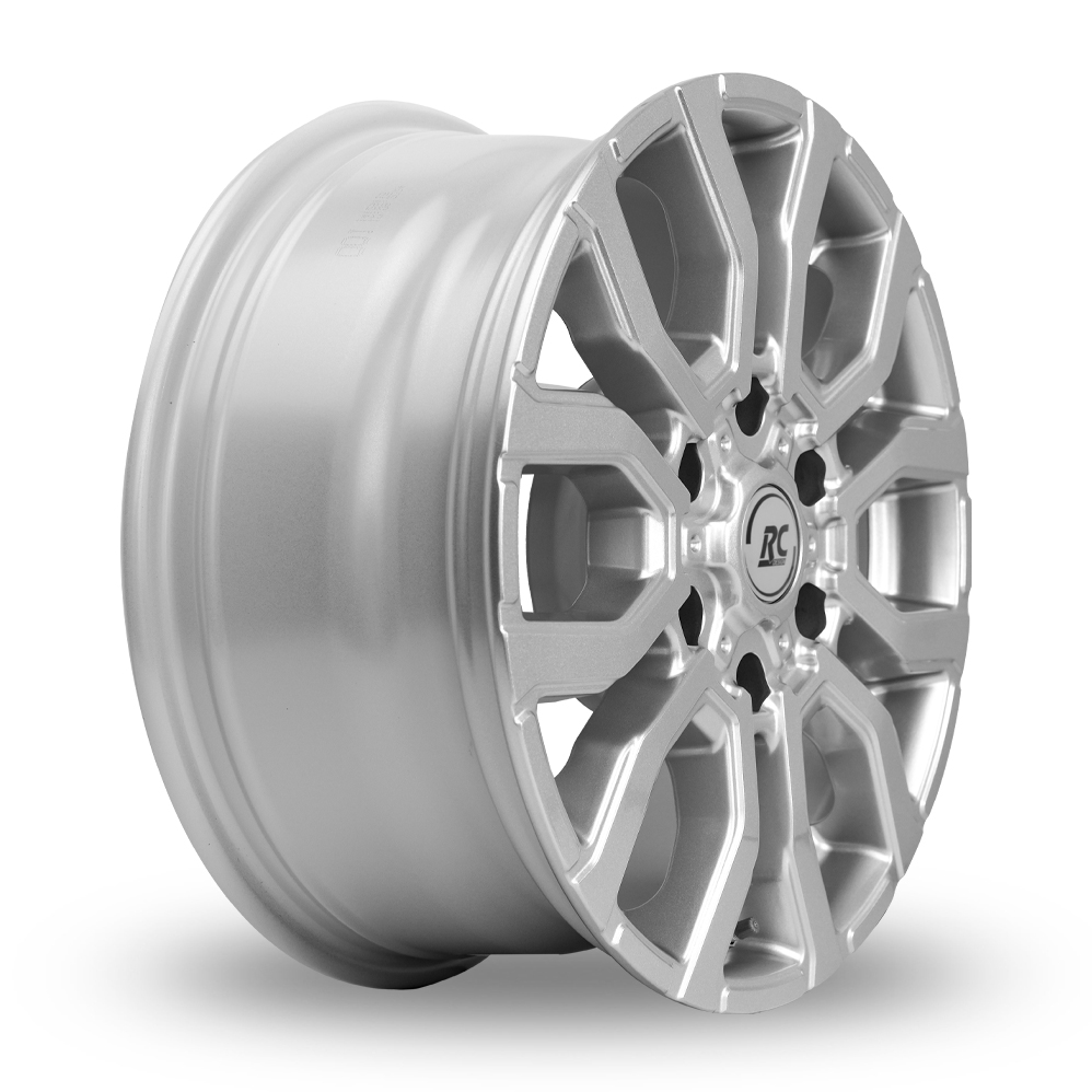 16" RC Design RC35 Crystal Silver Alloy Wheels