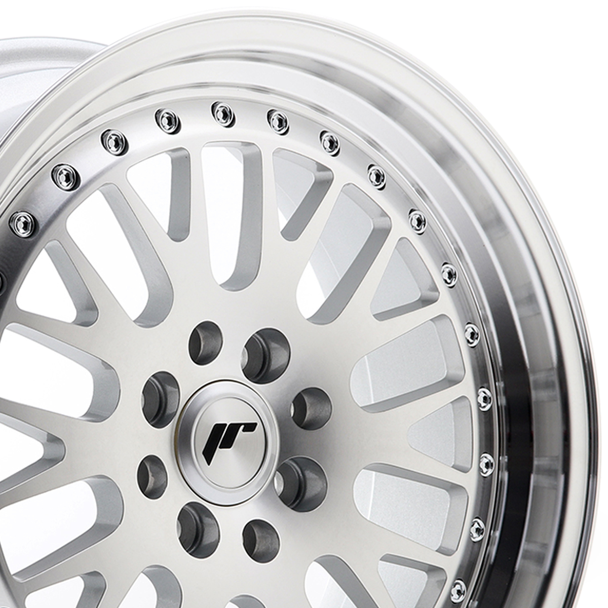 16" Japan Racing JR10 (7x16) Silver Machined Face Alloy Wheels