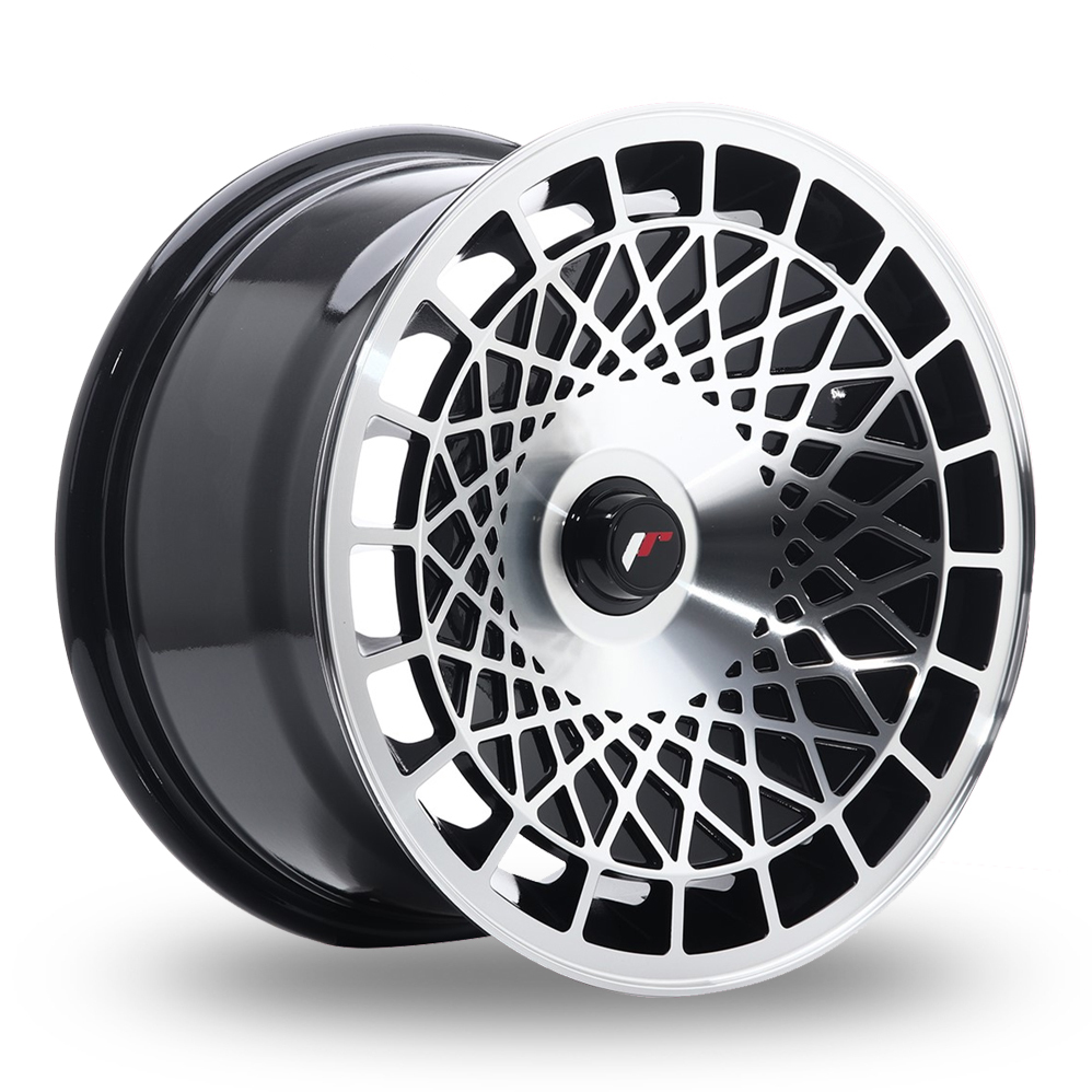 Japan Racing JR14 (8x15) (Custom Fitment) Gloss Black Machined Face Alloy Wheels