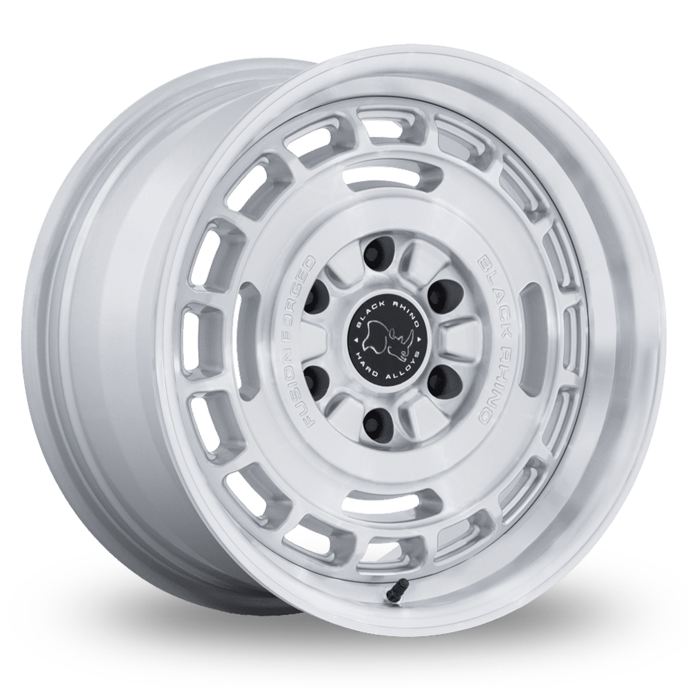 Black Rhino BR600 Vagabond (USA Warehouse) Gloss Silver Polished Alloy Wheels