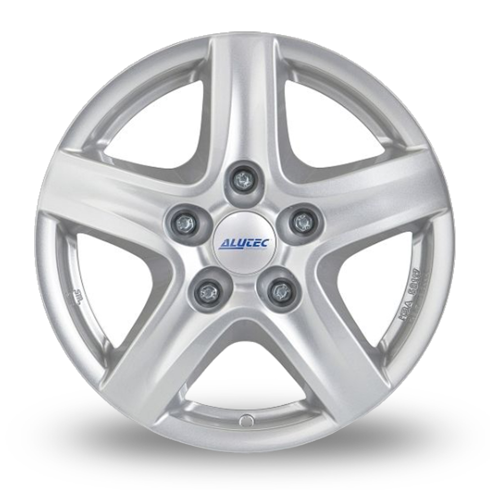 16" Alutec Grip T Polar Silver Alloy Wheels