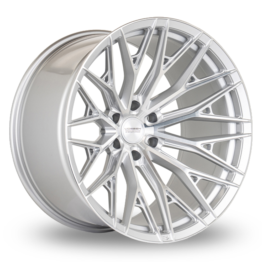 Vossen HFX-6 (9.5x20) (Deep Concave) Silver Polished Alloy Wheels
