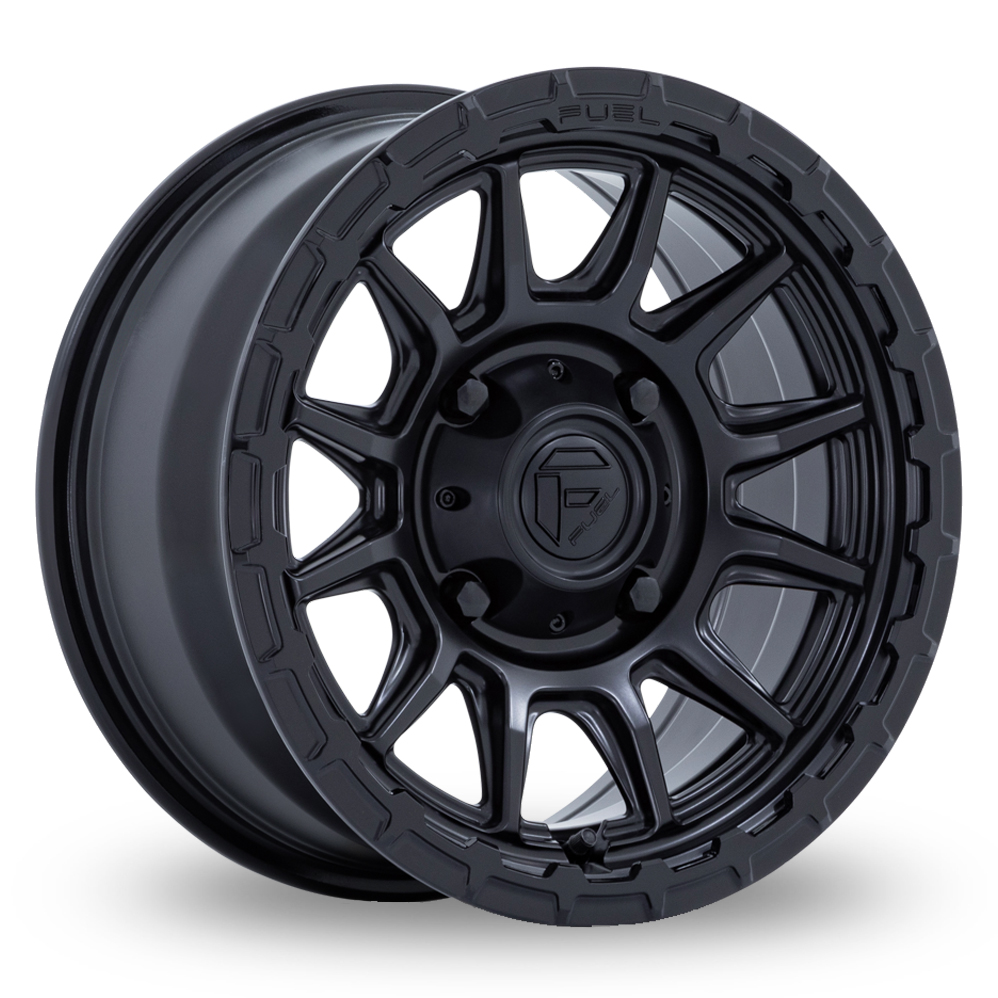 Fuel Off-Road FV866 Piston UTV (USA Warehouse) Matt Black Gloss Black Rim Alloy Wheels