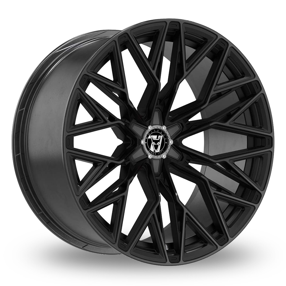 Wolfrace 71 Wolfsburg GT6 Gloss Raven Black Alloy Wheels