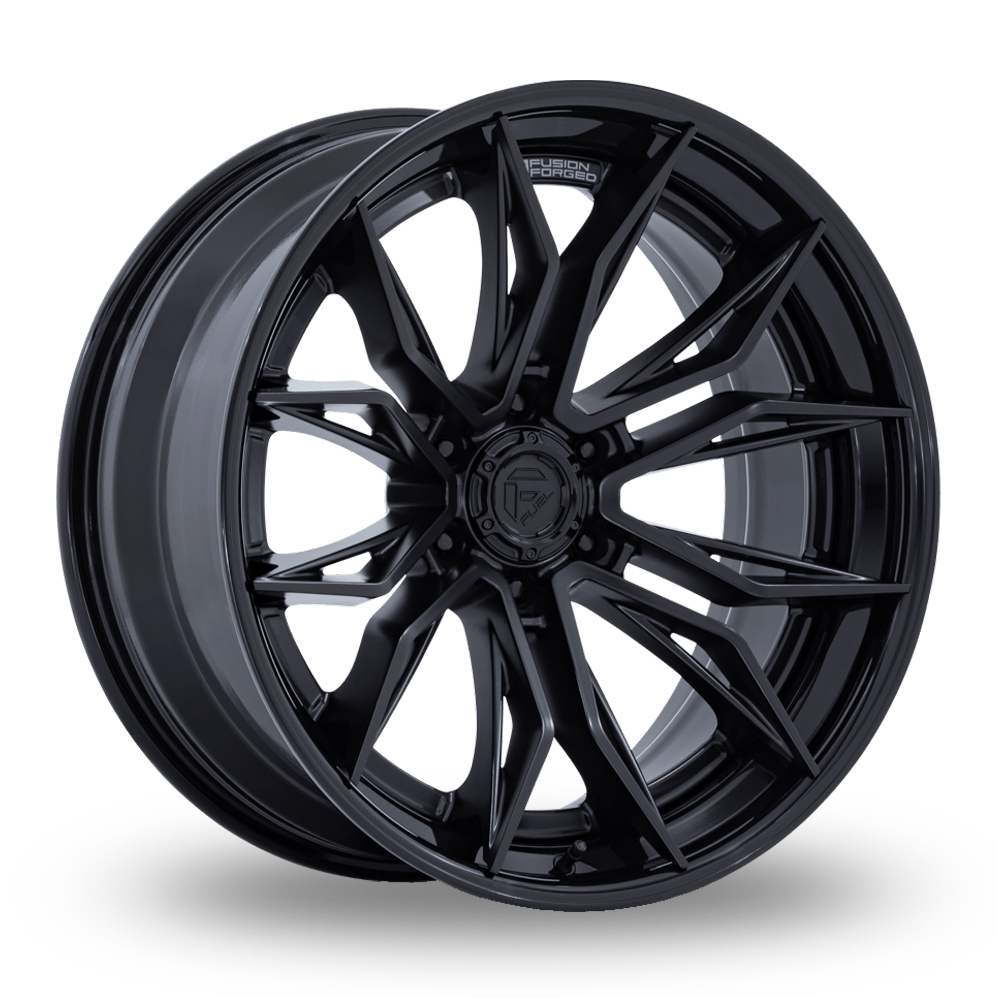 Fuel Off-Road FC404 Mutiny (USA Warehouse) Matte Black With Gloss Black Lip Alloy Wheels