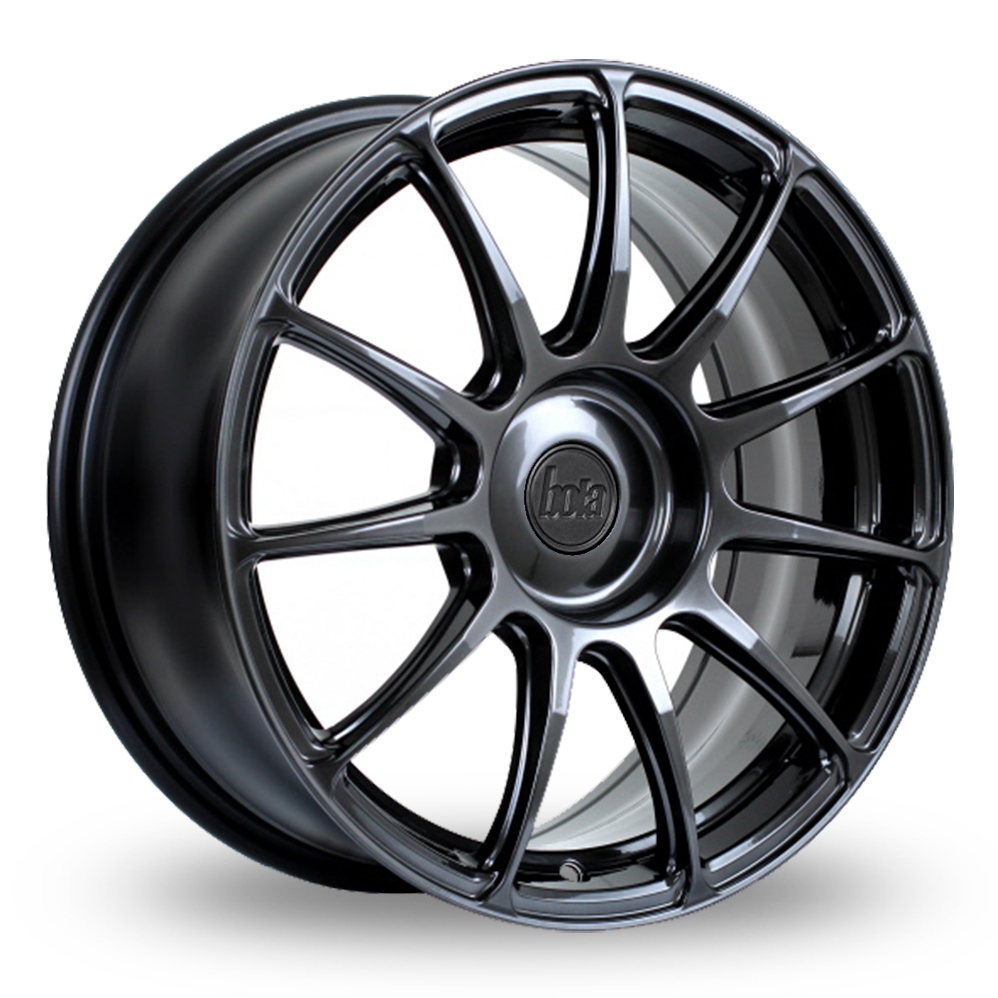 7.5x17 5x108 ET40-45 Bola VST (Hyper Black) (76.0cb) (690kg Load) (8.4kg Weight) (TW) Alloy Wheels