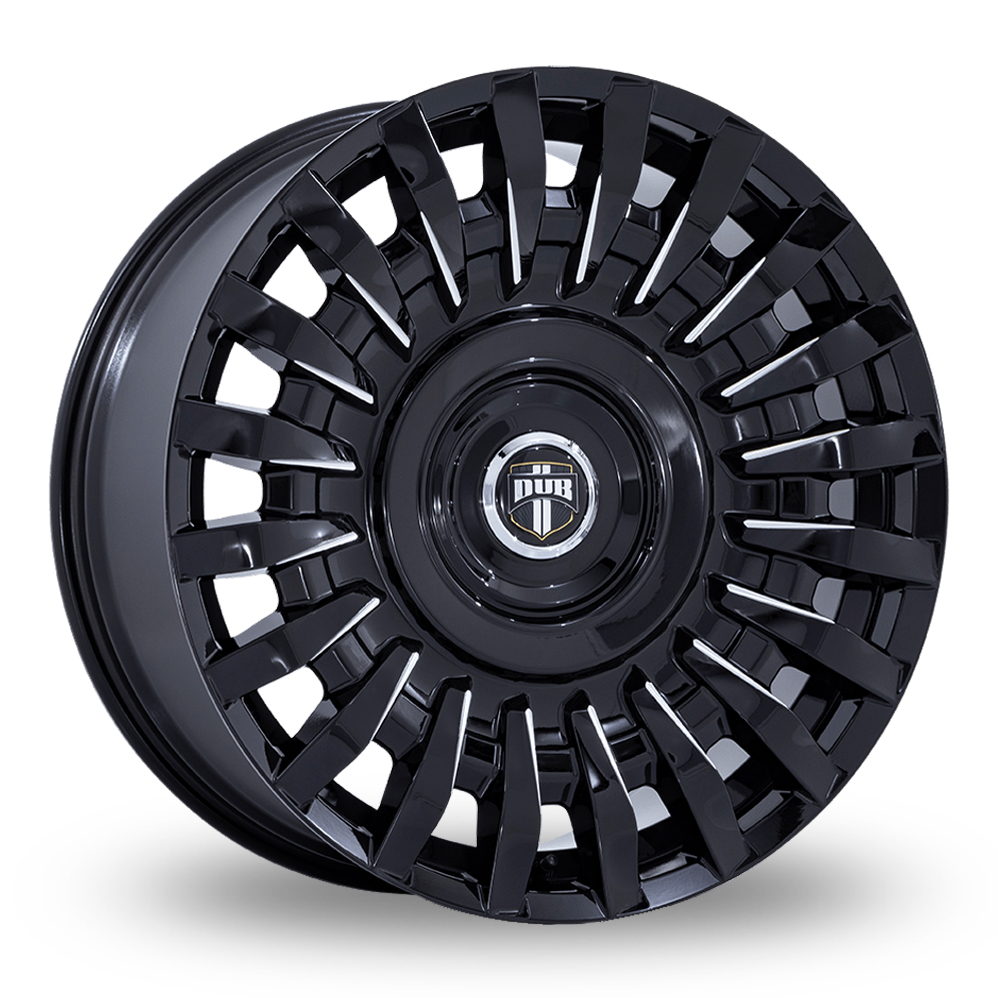 DUB DC272 Honcho (USA Warehouse) Gloss Black Milled Alloy Wheels