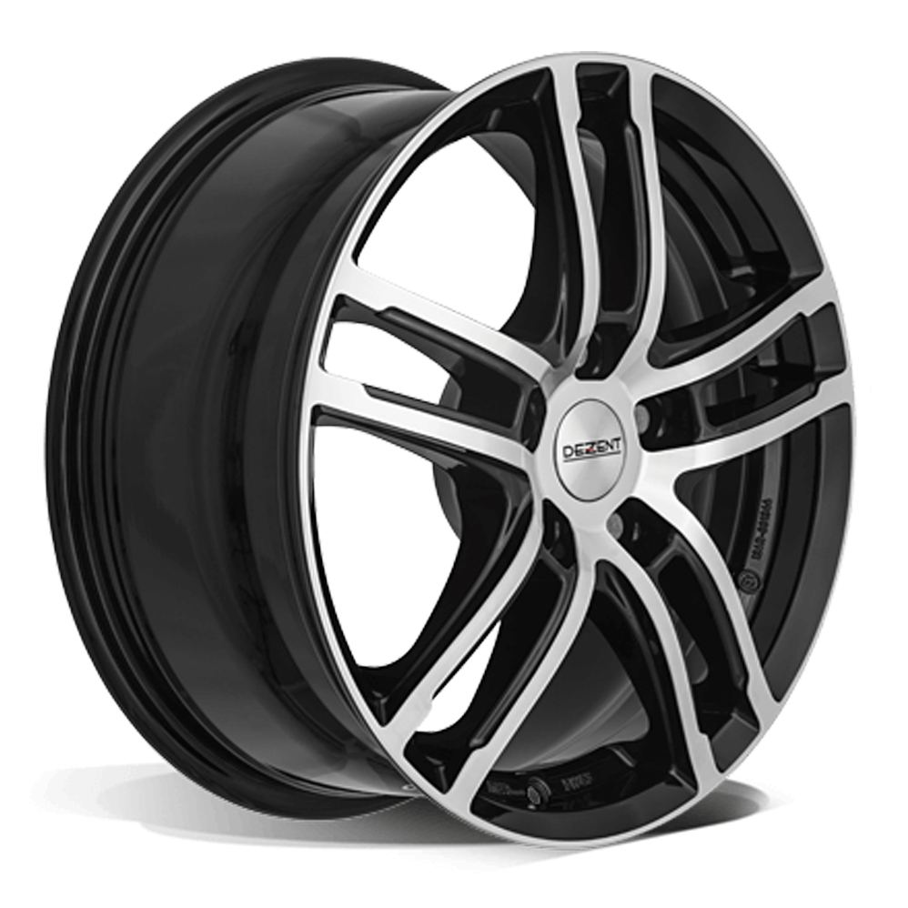 18" Dezent TZ Black Polished Alloy Wheels