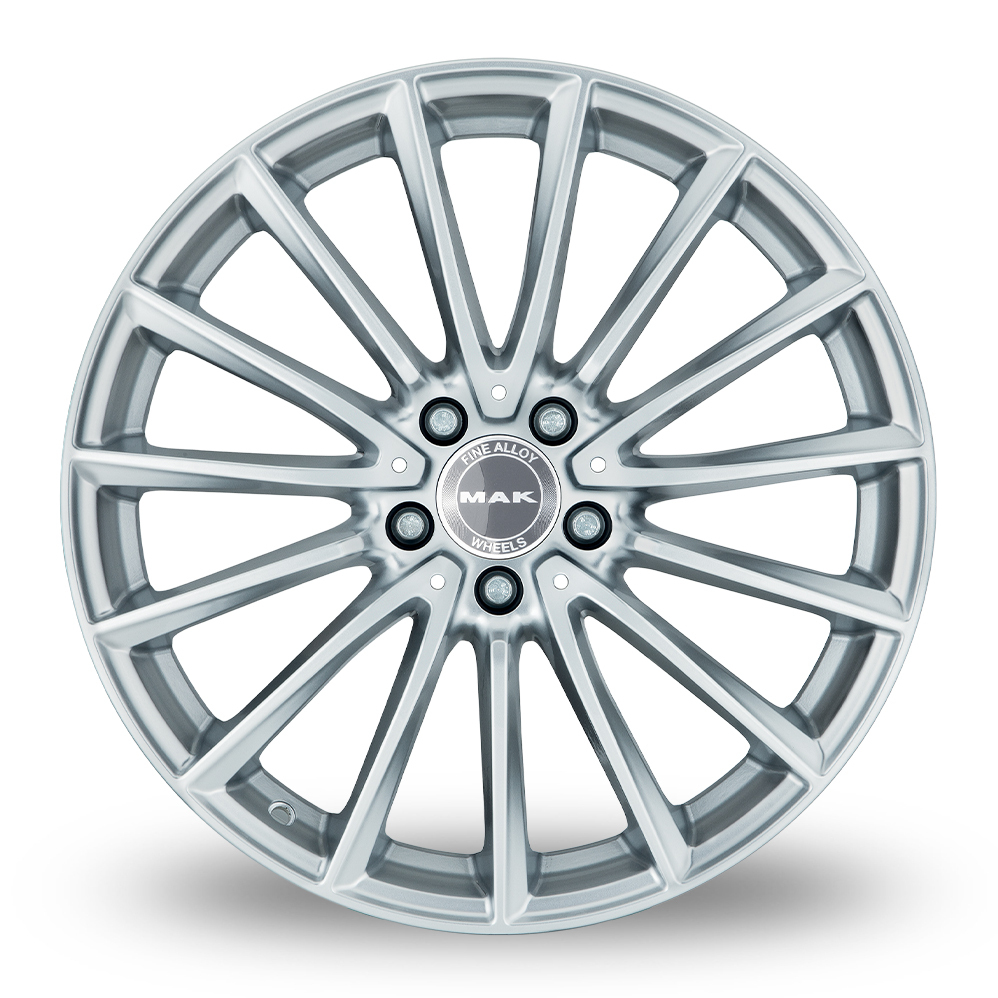 19" MAK Komet Silver Alloy Wheels