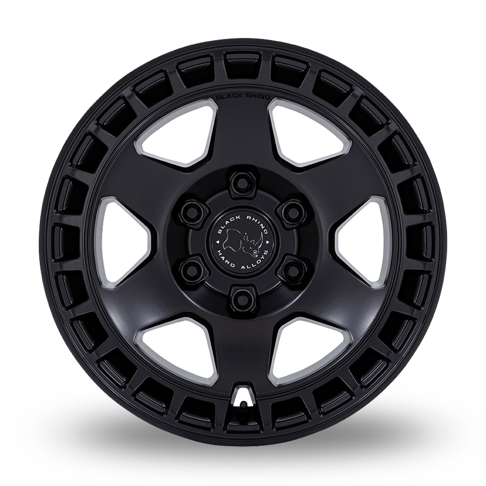 17" Black Rhino BR022 Bahari Matt Black Alloy Wheels