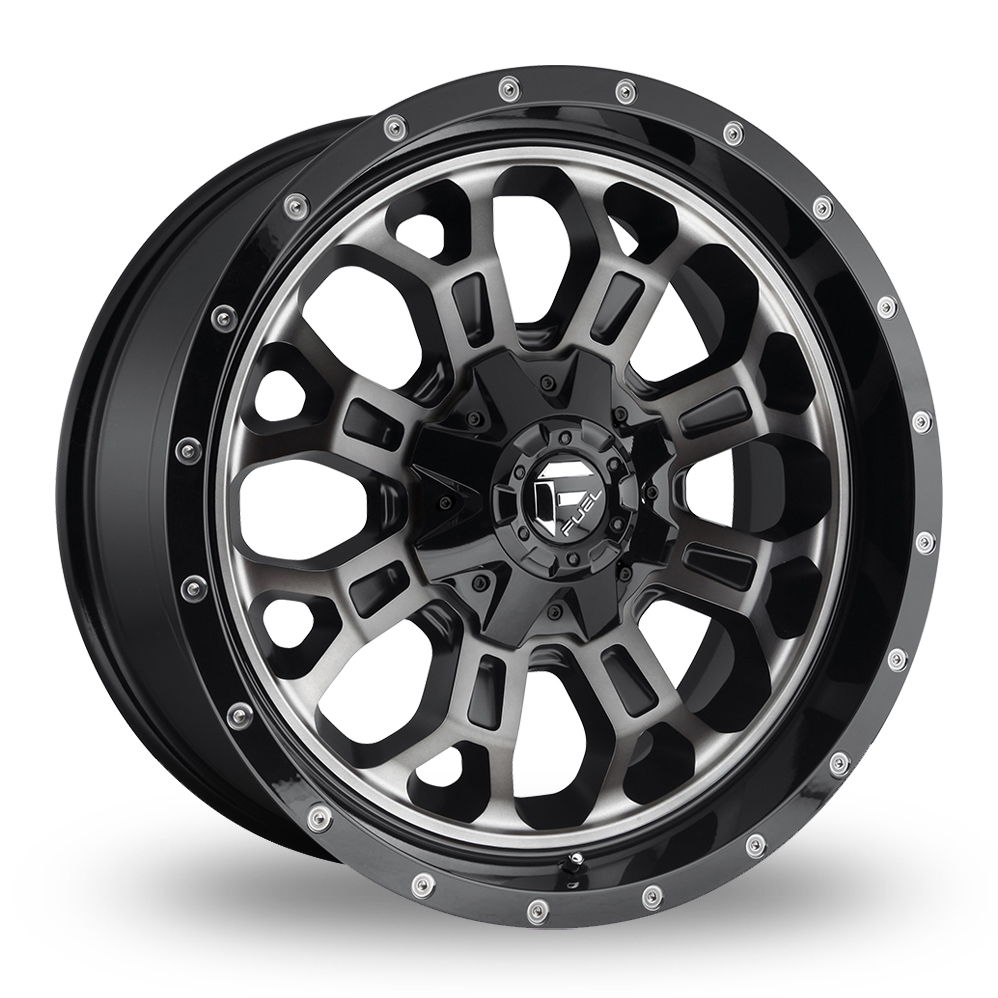 Fuel Off-Road D561 Crush Gloss Machined Double Dark Tint Alloy Wheels