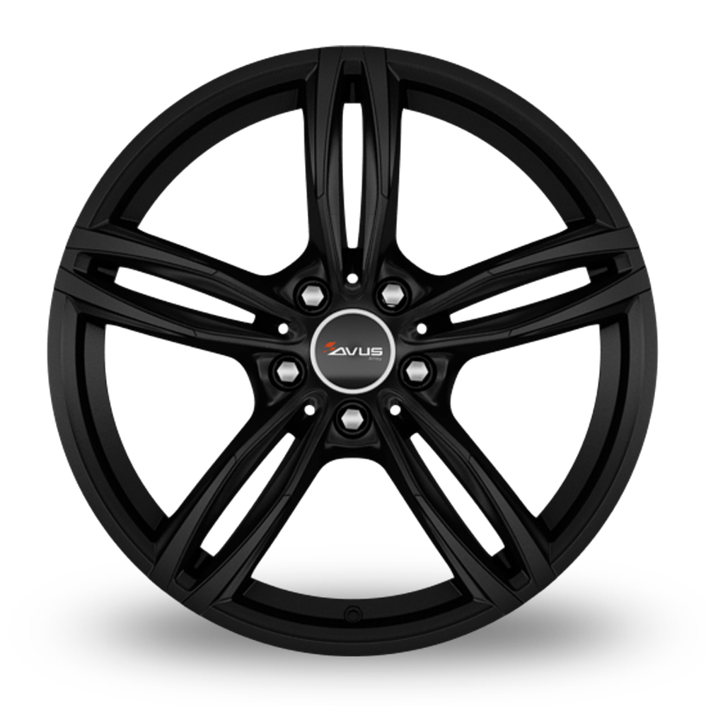 18" Avus Racing AF15 Matt Black Alloy Wheels