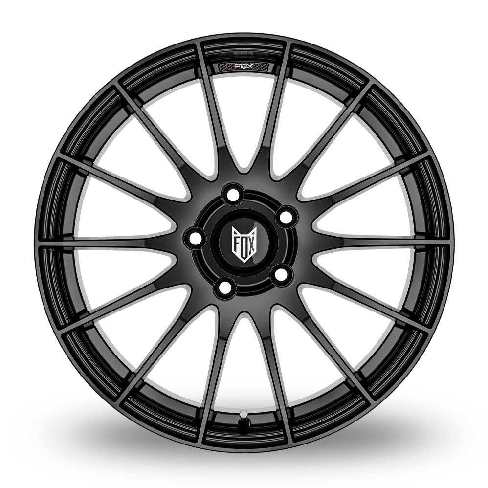 18" Fox Racing FX004 Gloss Black Alloy Wheels